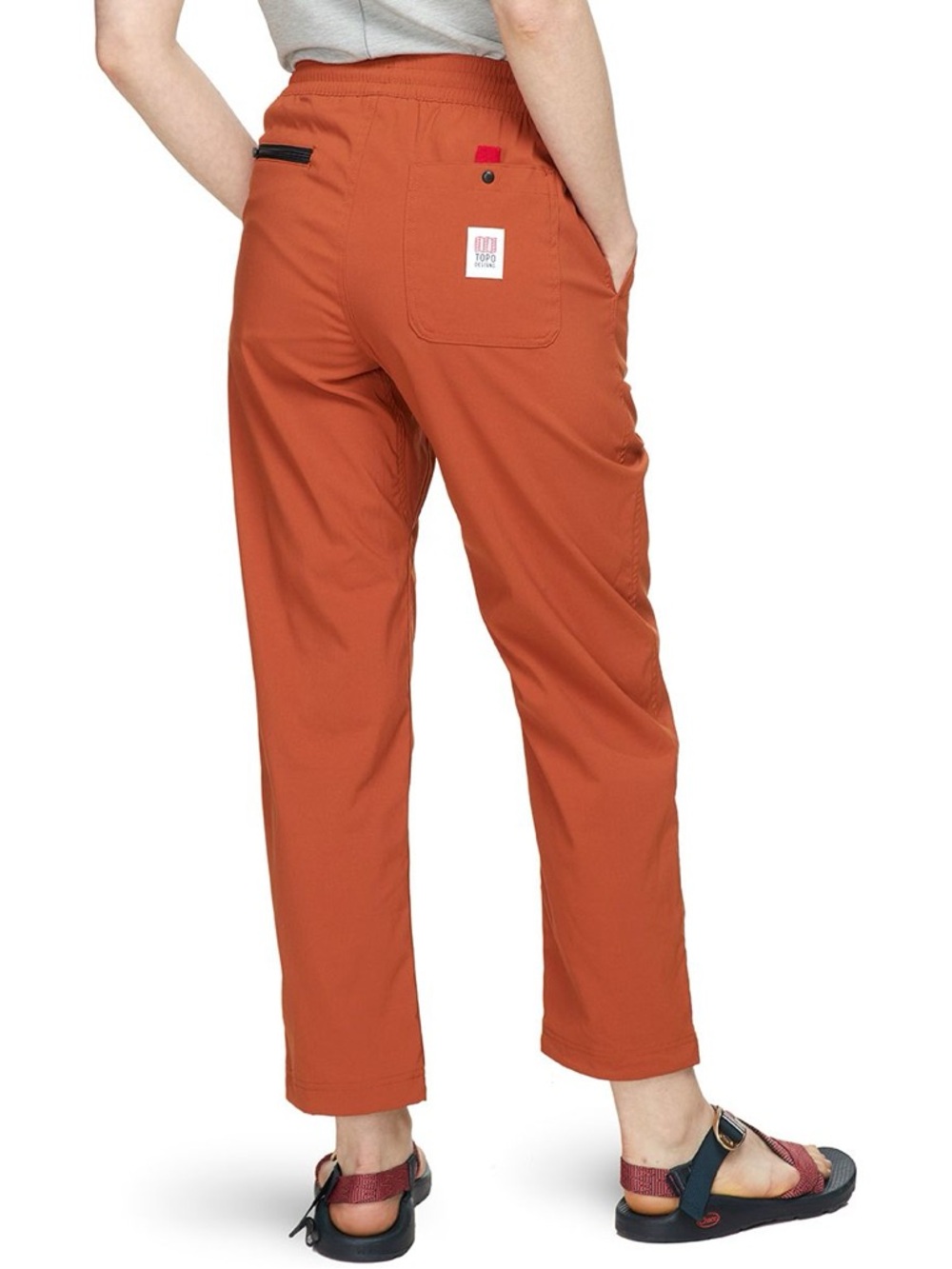 Topo Designs Rust Brown Orange 
Boulder Pant L